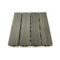 Waterproof Anti-Slip Wpc Wood Design 300x300 Wpc DIY Interlock Deck Tile Outdoor